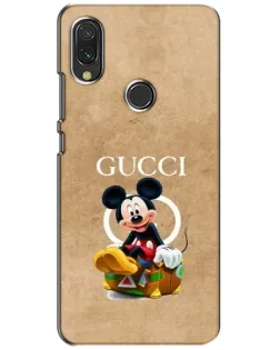 Чохол для Xiaomi Redmi 7 з картинкою «Міккі Маус Gucci — крафт»