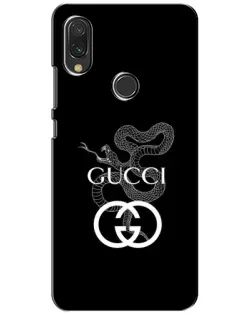 Чохол для Xiaomi Redmi 7 з картинкою «Gucci — срібна змія»