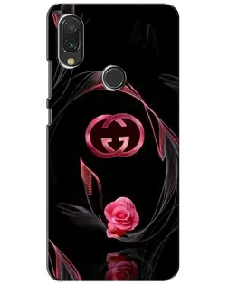 Чохол для Xiaomi Redmi 7 з картинкою «Gucci — неонова троянда»