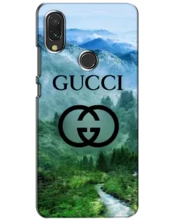 Чохол для Xiaomi Redmi 7 з картинкою «Gucci — гірський пейзаж»