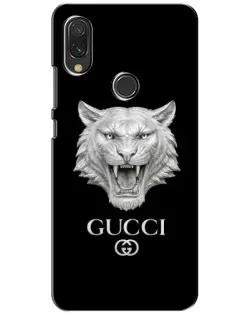 Чохол для Xiaomi Redmi 7 з картинкою «Gucci — срібний лев»