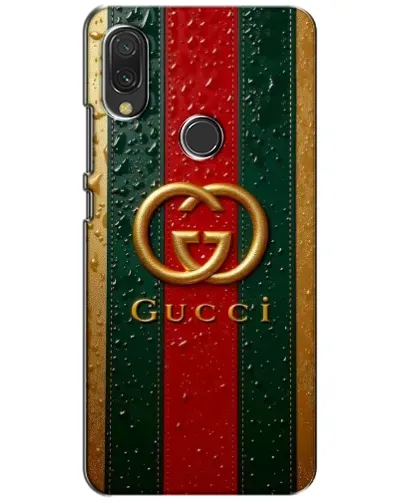 Чохол для Xiaomi Redmi 7 з картинкою «Gucci — фірмова смуга та золото» Чохол для Xiaomi Redmi 7 з картинкою «Gucci — фірмова смуга та золото»