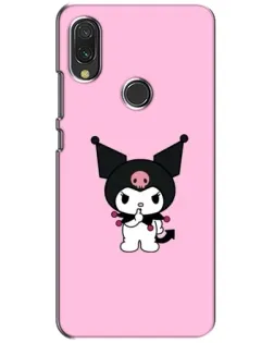 Чохол для Xiaomi Redmi 7 з картинкою «Kuromi — рожева ніжність»
