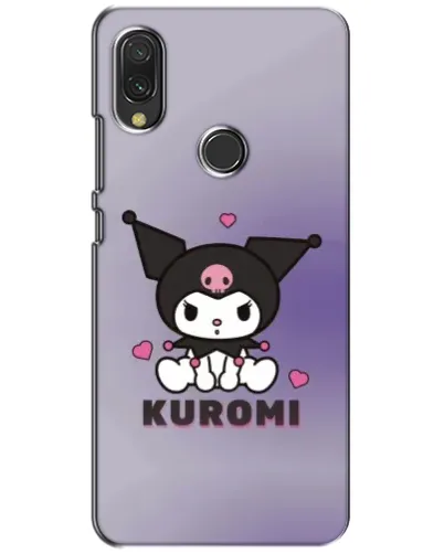 Чохол для Xiaomi Redmi 7 з картинкою «Kuromi — фіолетовий арт»