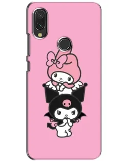 Чохол для Xiaomi Redmi 7 з картинкою «My Melody та Kuromi»