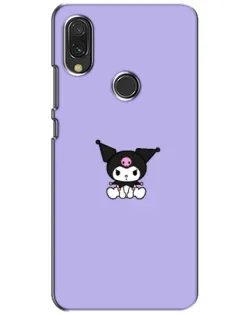 Чохол для Xiaomi Redmi 7 з картинкою «Kuromi — фіолетовий мінімалізм»
