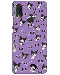 Чохол для Xiaomi Redmi 7 з картинкою «Kuromi — патерн»
