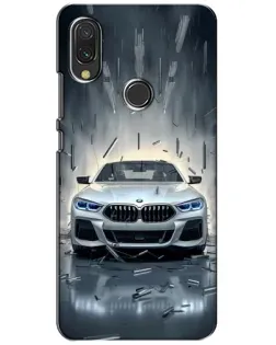 Чохол для Xiaomi Redmi 7 з картинкою «BMW у світлі фар»
