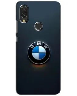 Чохол для Xiaomi Redmi 7 з картинкою «Логотип BMW — мінімалізм»