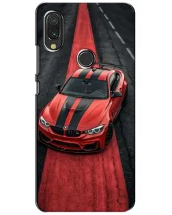 Чохол для Xiaomi Redmi 7 з картинкою «BMW на червоній доріжці»
