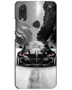 Чохол для Xiaomi Redmi 7 з картинкою «BMW — акварельний дрифт»