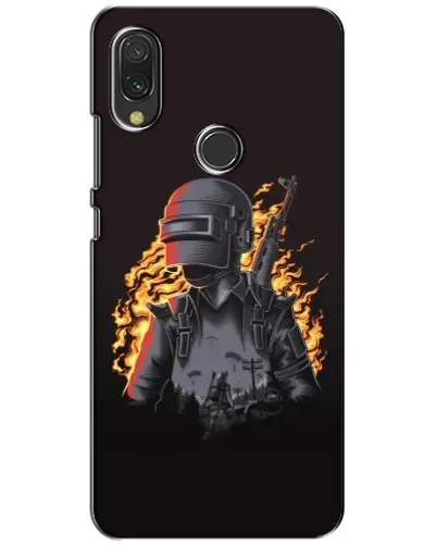 Чохол для Xiaomi Redmi 7 з картинкою «PUBG — вогняний силует» Чохол для Xiaomi Redmi 7 з картинкою «PUBG — вогняний силует»