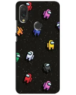 Чохол для Xiaomi Redmi 7 з картинкою «Космічний патерн Among Us» Чохол для Xiaomi Redmi 7 з картинкою «Космічний патерн Among Us»