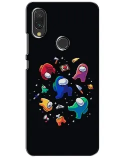 Чохол для Xiaomi Redmi 7 з картинкою «Among Us космос»