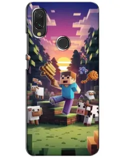 Чохол для Xiaomi Redmi 7 з картинкою «Стів на фермі»
