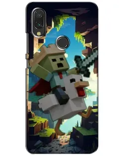 Чохол для Xiaomi Redmi 7 з картинкою «Стів та гусь» Чохол для Xiaomi Redmi 7 з картинкою «Стів та гусь»