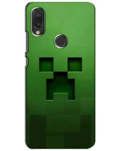 Чехол для Xiaomi Redmi 7 с картинкой «Крипер микро-дизайн»