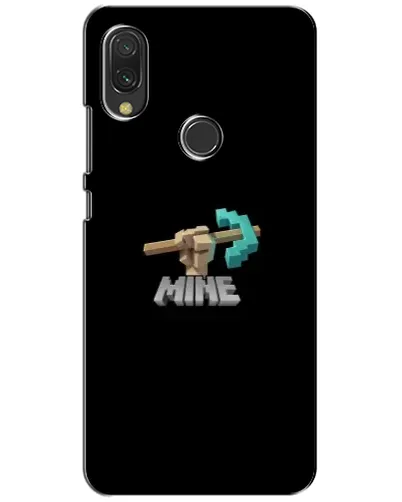 Чехол для Xiaomi Redmi 7 с картинкой «Алмазная кирка»