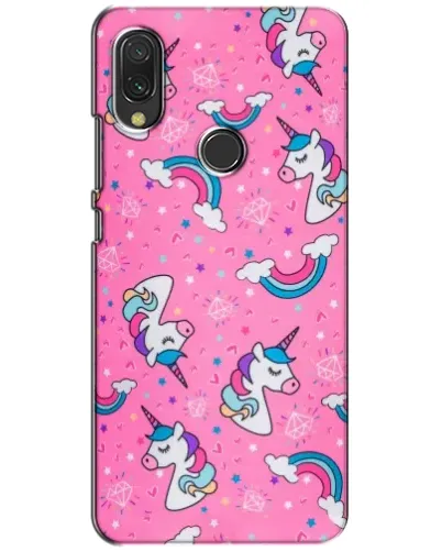 Чехол для Xiaomi Redmi 7 с картинкой «Unicorn паттерн розовый» Чехол для Xiaomi Redmi 7 с картинкой «Unicorn паттерн розовый»