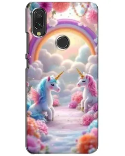 Чехол для Xiaomi Redmi 7 с картинкой «Радуга и единороги» Чехол для Xiaomi Redmi 7 с картинкой «Радуга и единороги»