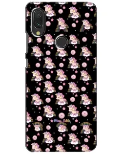 Чехол для Xiaomi Redmi 7 с картинкой «Magic Unicorn паттерн»