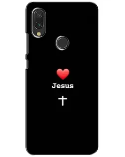 Чехол для Xiaomi Redmi 7 с картинкой «Сердце - Jesus» Чехол для Xiaomi Redmi 7 с картинкой «Сердце - Jesus»
