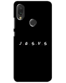 Чехол для Xiaomi Redmi 7 с картинкой «Точки веры J.E.S.U.S.»