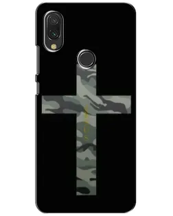Чехол для Xiaomi Redmi 7 с картинкой «Милитари Крест»