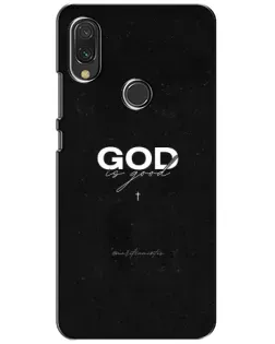 Чехол для Xiaomi Redmi 7 с картинкой «GOD — Бог над всем»