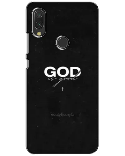 Чехол для Xiaomi Redmi 7 с картинкой «GOD — Бог над всем»
