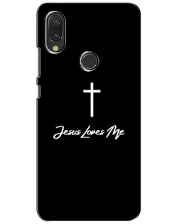 Чехол для Xiaomi Redmi 7 с картинкой «Иисус любит тебя»