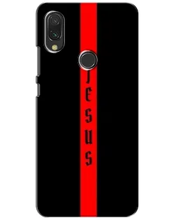 Чехол для Xiaomi Redmi 7 с картинкой «Красная линия веры»