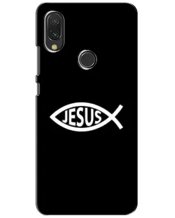 Чехол для Xiaomi Redmi 7 с картинкой «Классический Jesus»