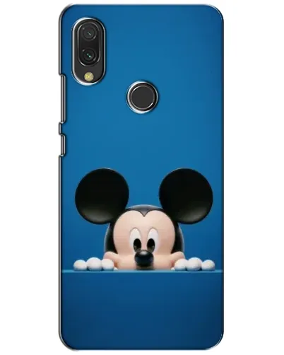 Чехол для Xiaomi Redmi 7 с картинкой «Микки выглядывает»