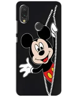 Чехол для Xiaomi Redmi 7 с картинкой «Микки раздвигает стены»