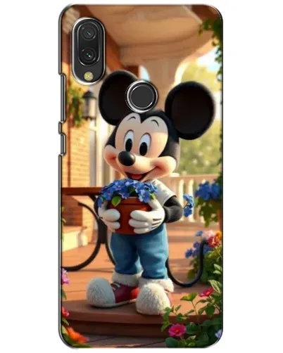 Чехол для Xiaomi Redmi 7 с картинкой «Микки садовод»