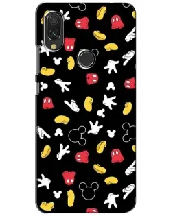 Чехол для Xiaomi Redmi 7 с картинкой «Графический принт лапок»
