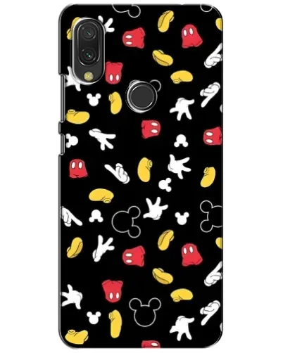 Чехол для Xiaomi Redmi 7 с картинкой «Графический принт лапок»