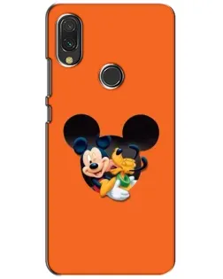 Чехол для Xiaomi Redmi 7 с картинкой «Сердце Микки Минни»