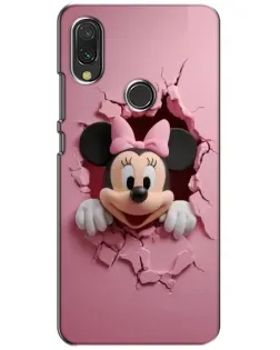Чехол для Xiaomi Redmi 7 с картинкой «Минни сквозь стену»