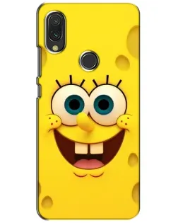 Чохол для Xiaomi Redmi 7 з картинкою «Губка Боб посмішка»