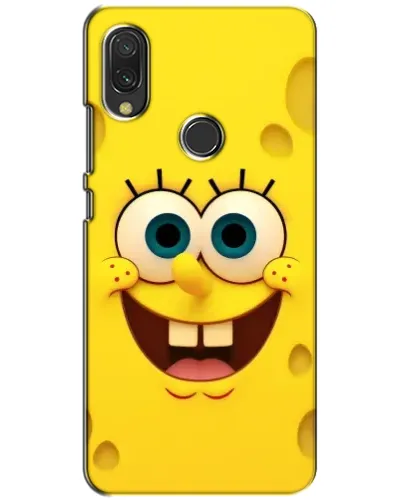 Чохол для Xiaomi Redmi 7 з картинкою «Губка Боб посмішка»