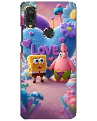 Чохол для Xiaomi Redmi 7 з картинкою «Губка Боб Патрік»
