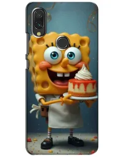 Чохол для Xiaomi Redmi 7 з картинкою «Кухар Спанч Боб»