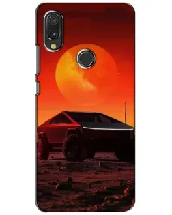 Чохол для Xiaomi Redmi 7 з картинкою «Cybertruck на Марсі»