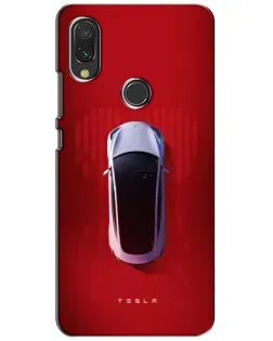 Чохол для Xiaomi Redmi 7 з картинкою «Tesla Top View»