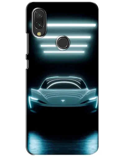 Чохол для Xiaomi Redmi 7 з картинкою «Tesla в неоні» Чохол для Xiaomi Redmi 7 з картинкою «Tesla в неоні»