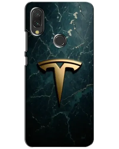 Чохол для Xiaomi Redmi 7 з картинкою «Мармурова Tesla Gold» Чохол для Xiaomi Redmi 7 з картинкою «Мармурова Tesla Gold»