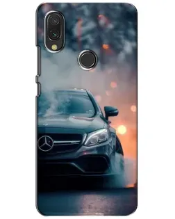 Чохол для Xiaomi Redmi 7 з картинкою «Mercedes — нічне місто»