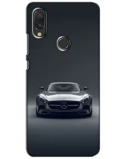 Чохол для Xiaomi Redmi 7 з картинкою «Mercedes на чорному»